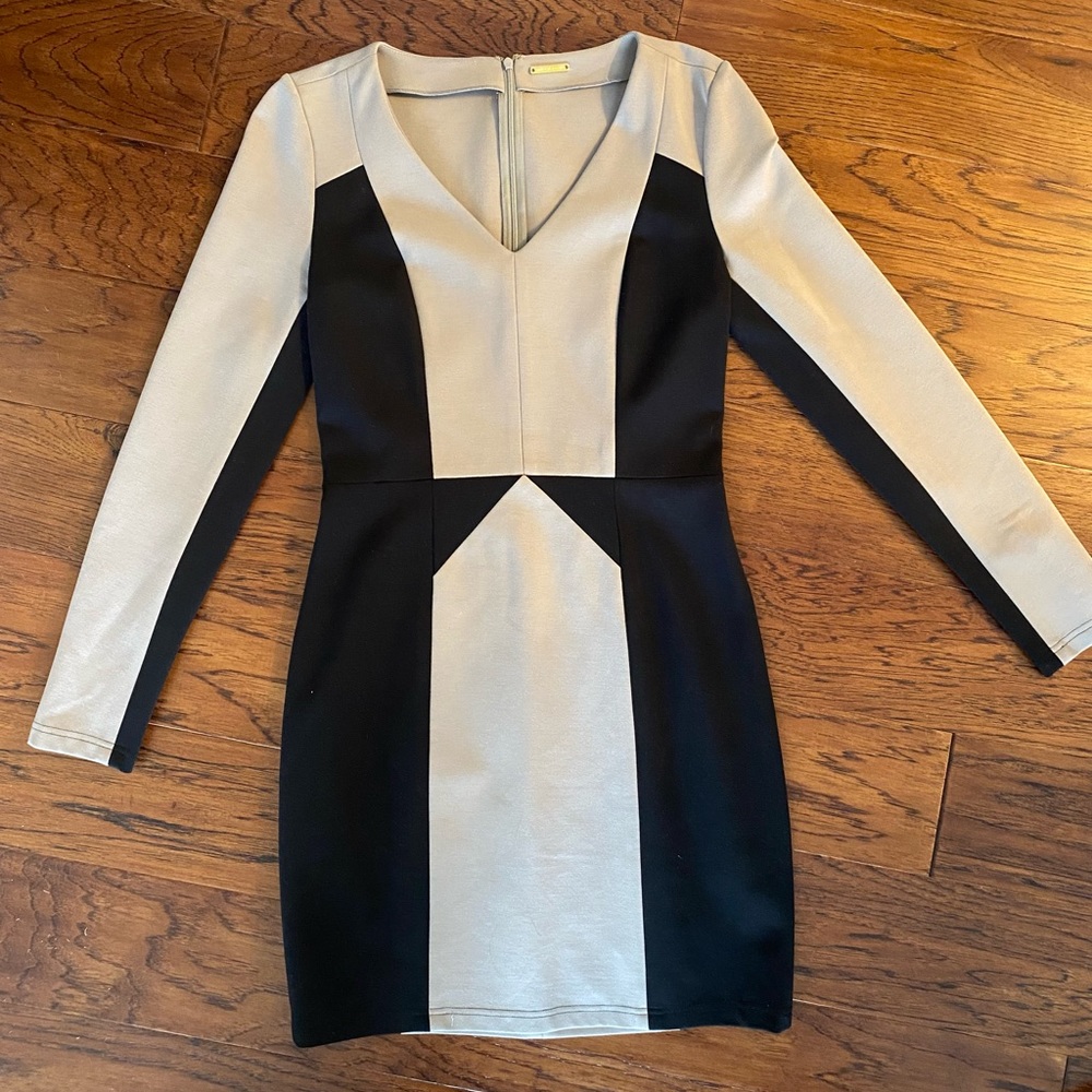 Rebecca Minkoff black and grey dress